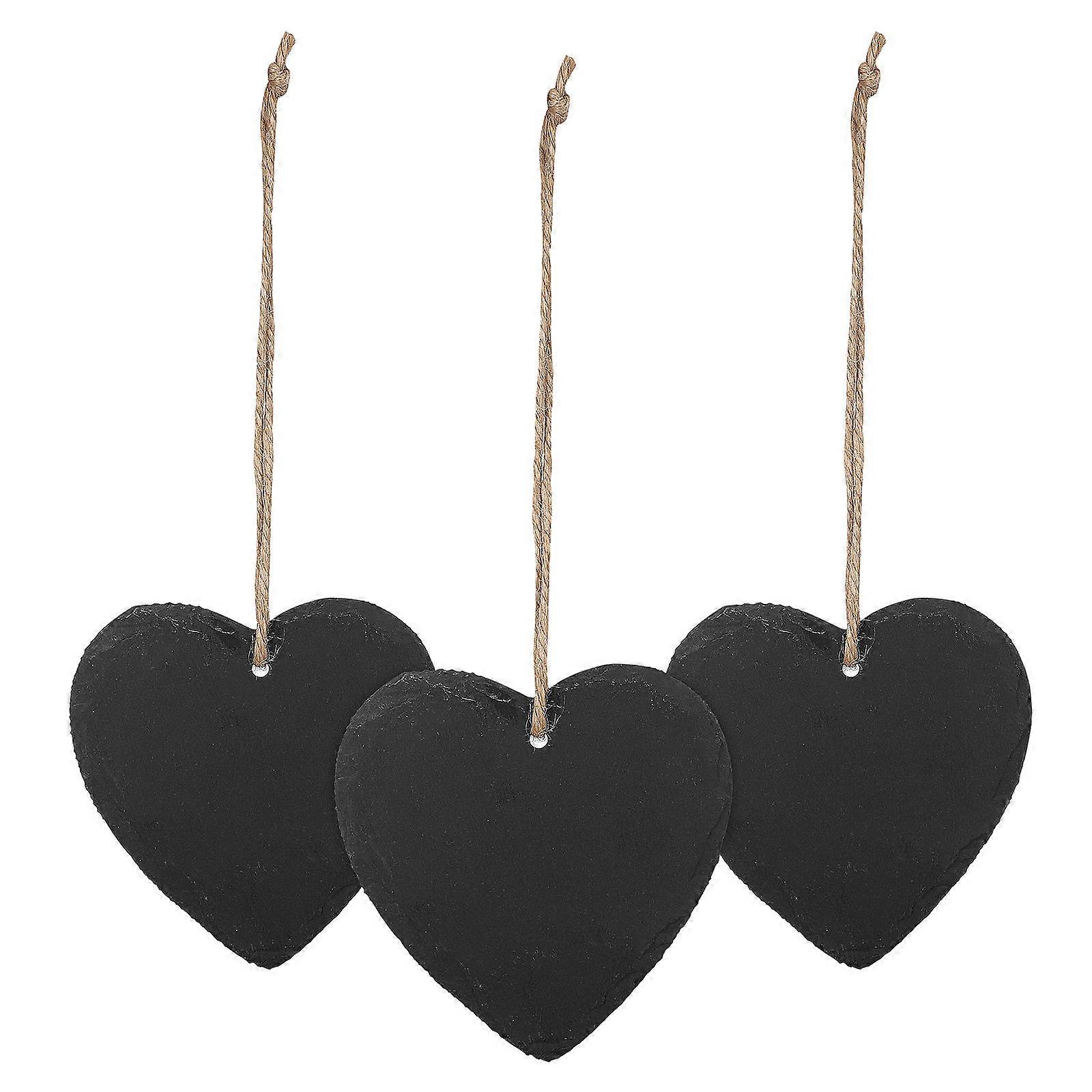 9 Pcs Premium Labels Heart Shaped Memo Board For Food Sign And Garden Marker With Convenient Jute Rope