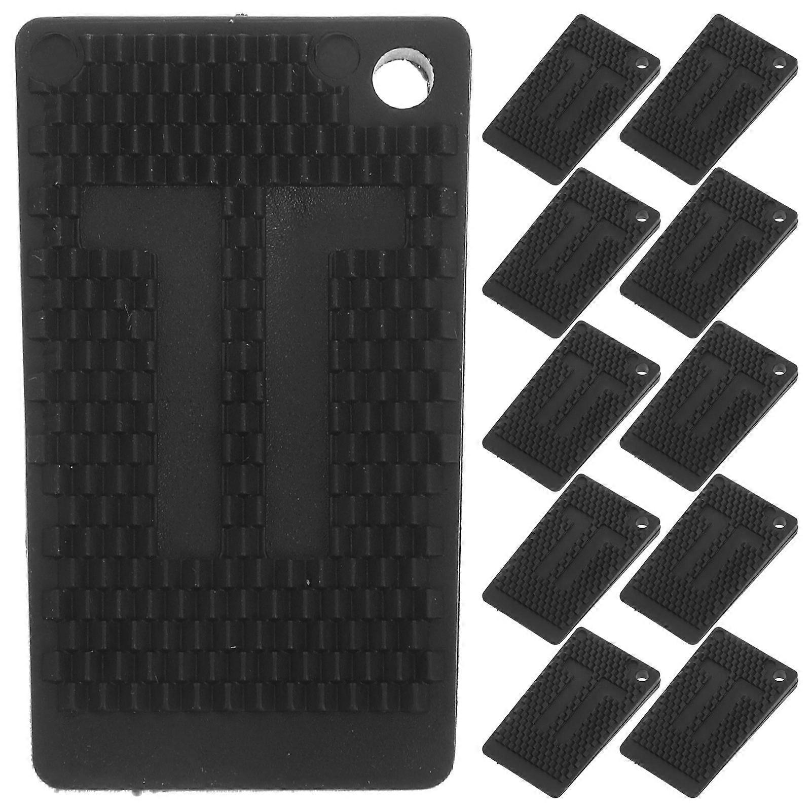 Plastic Wedges Furniture Levelers for Home Use 80Pcs Black Flexible Shims