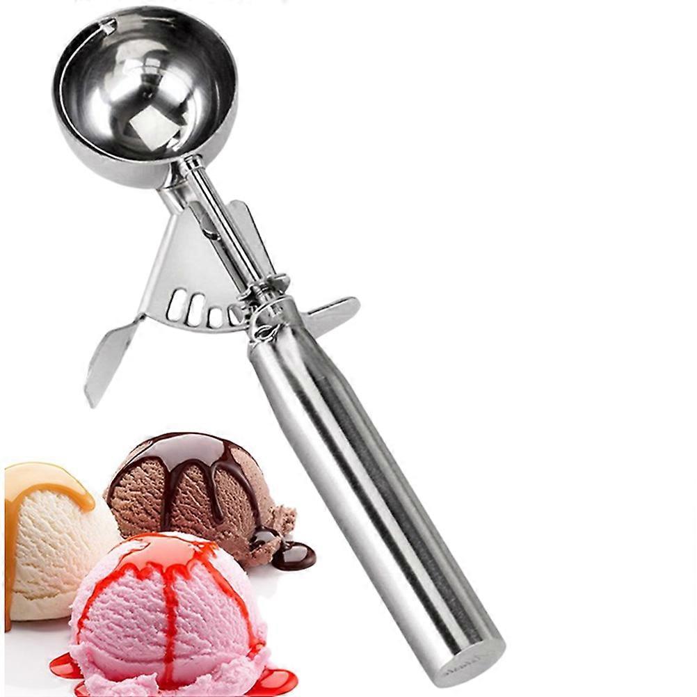 Scoops For Food Stainless Steel Ice Cream Scoop with Trigger Creating Balls Portion Control Small 1Set