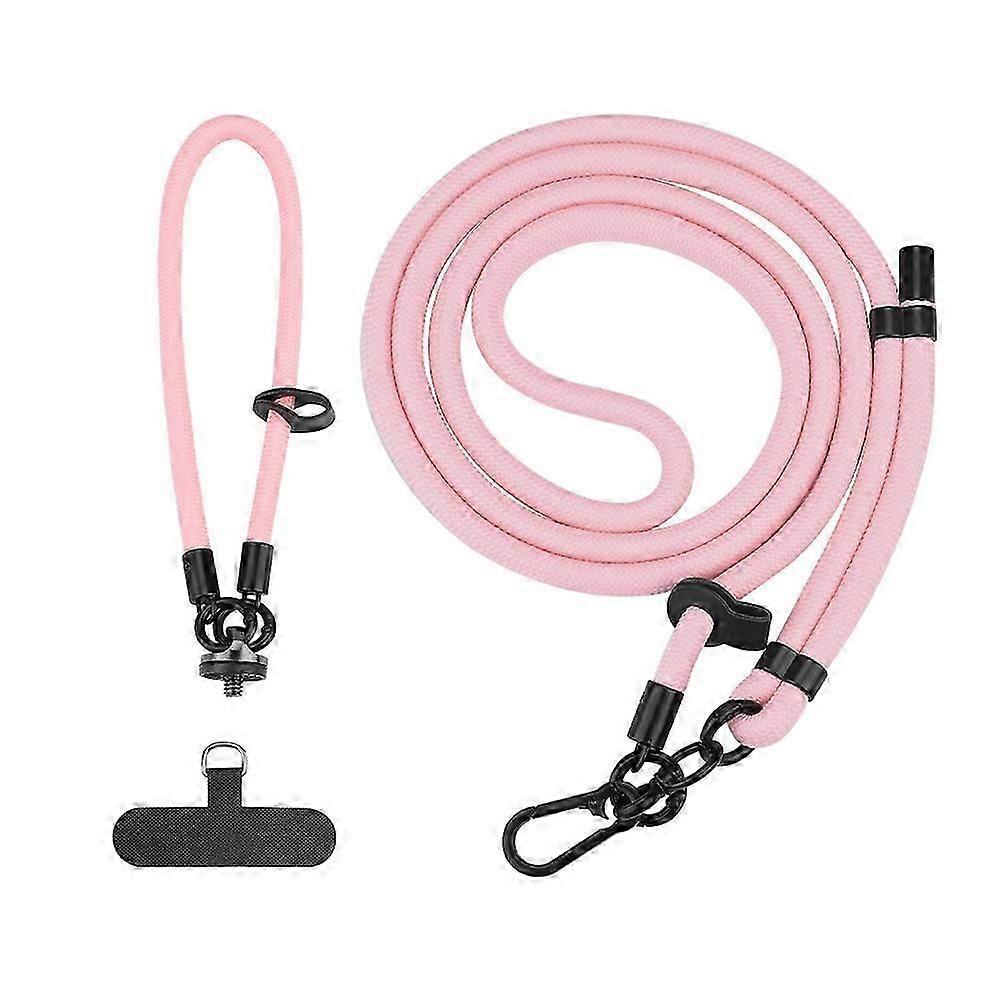 2Pcs/Set For DJI Osmo Pocket 3 Dual Buckle Design Adjustable Crossbody Strap with Wrist Lanyard