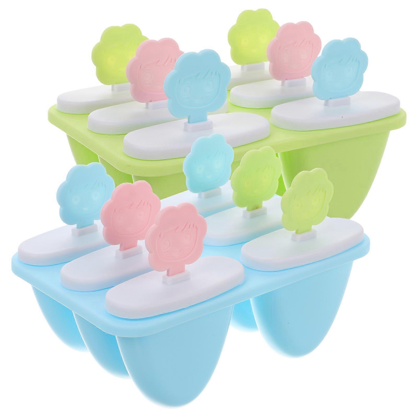 DIY Ice Cream Molds 4 Pcs Popsicle Mold With Lids For Home Shop Summer Occasion Easy To Clean Reusable