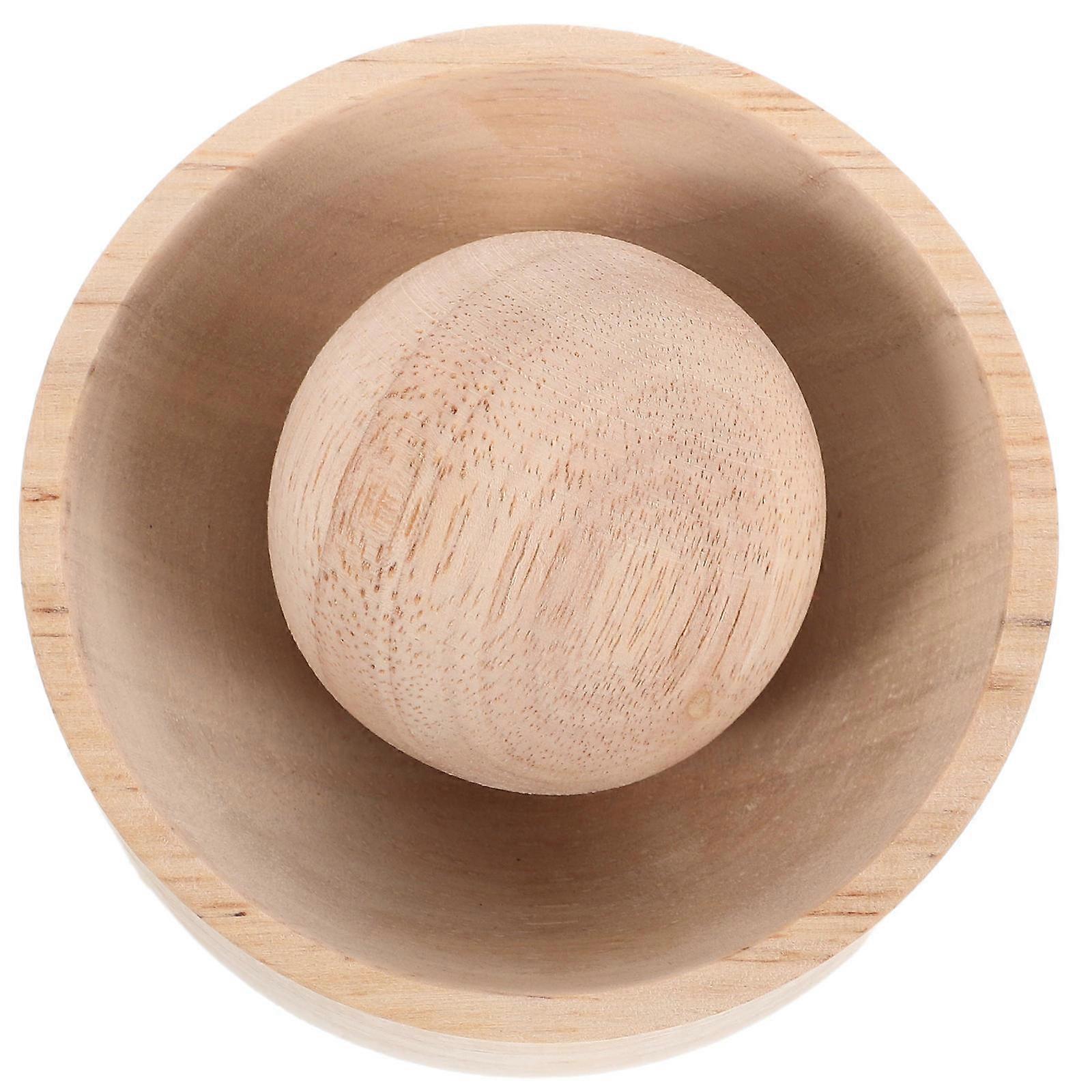 Wooden Dumpling Maker Mold Manual Press Tool for 2Pcs Kitchen Use