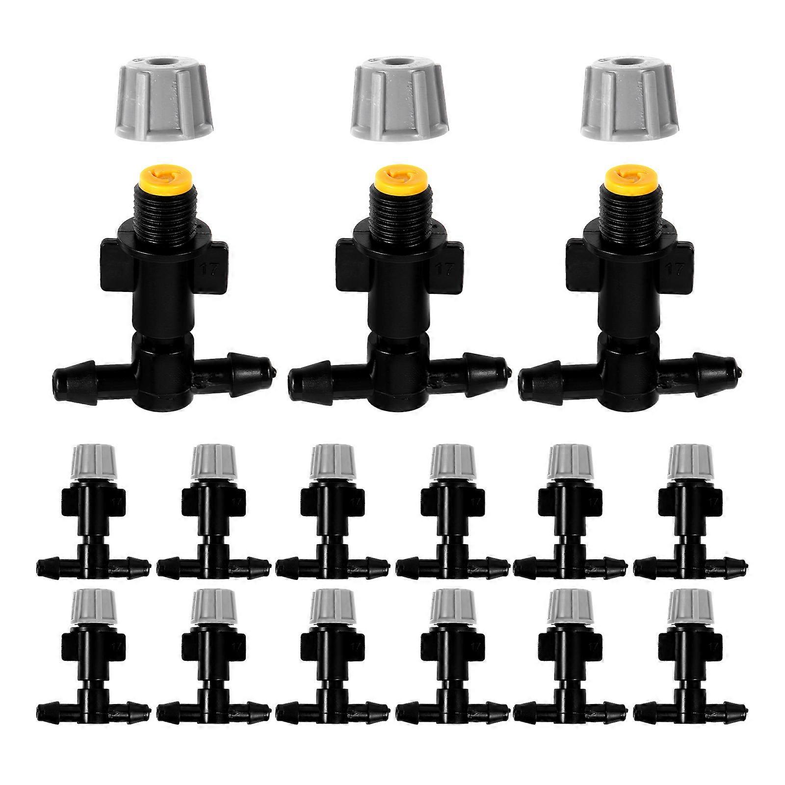 Misting Nozzle Plastic Sprinkler for Garden Irrigation 125Pcs Automatic Watering System