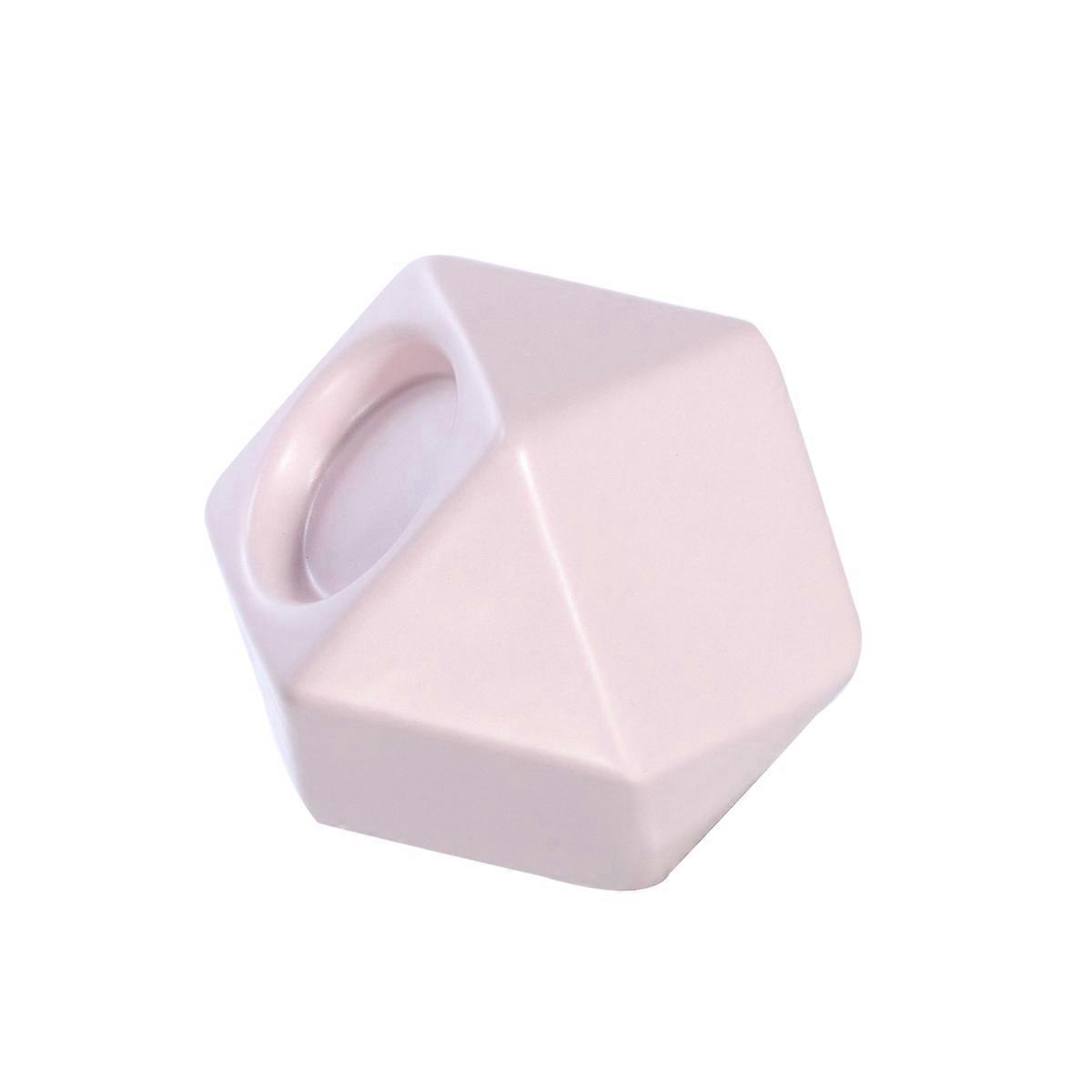 Geometric Candlestick Decoration Candle Holder for Party Use Pink