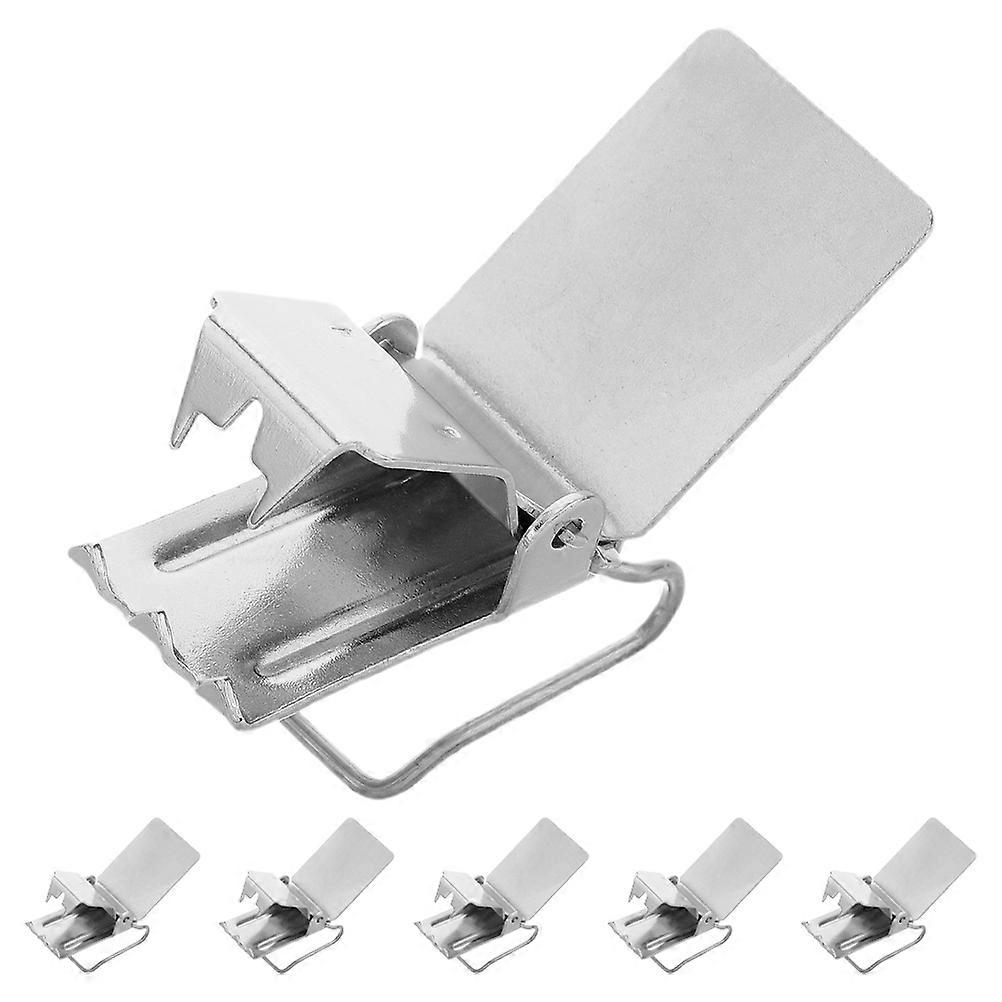 Heavy Duty Curtain Holders 6Pcs for Rug Hanging Versatile Functionality Stainless Steel Material