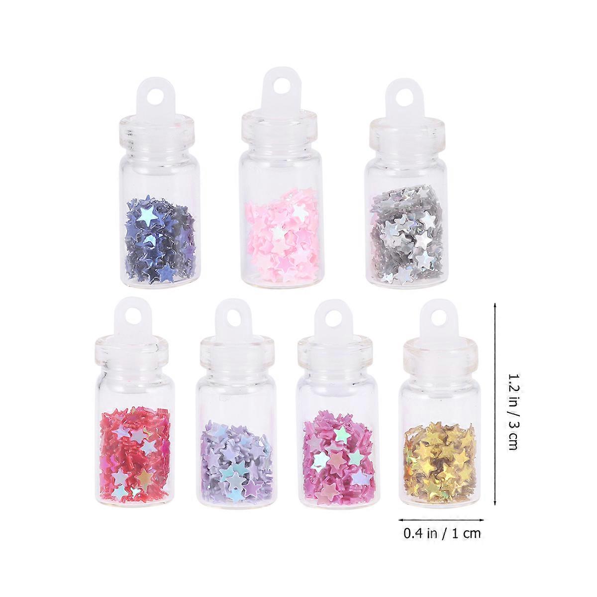 Mini Wish Bottle Glass Wish Bottles Kit for Artists Crafters Multifunctional Use in Wedding Favors