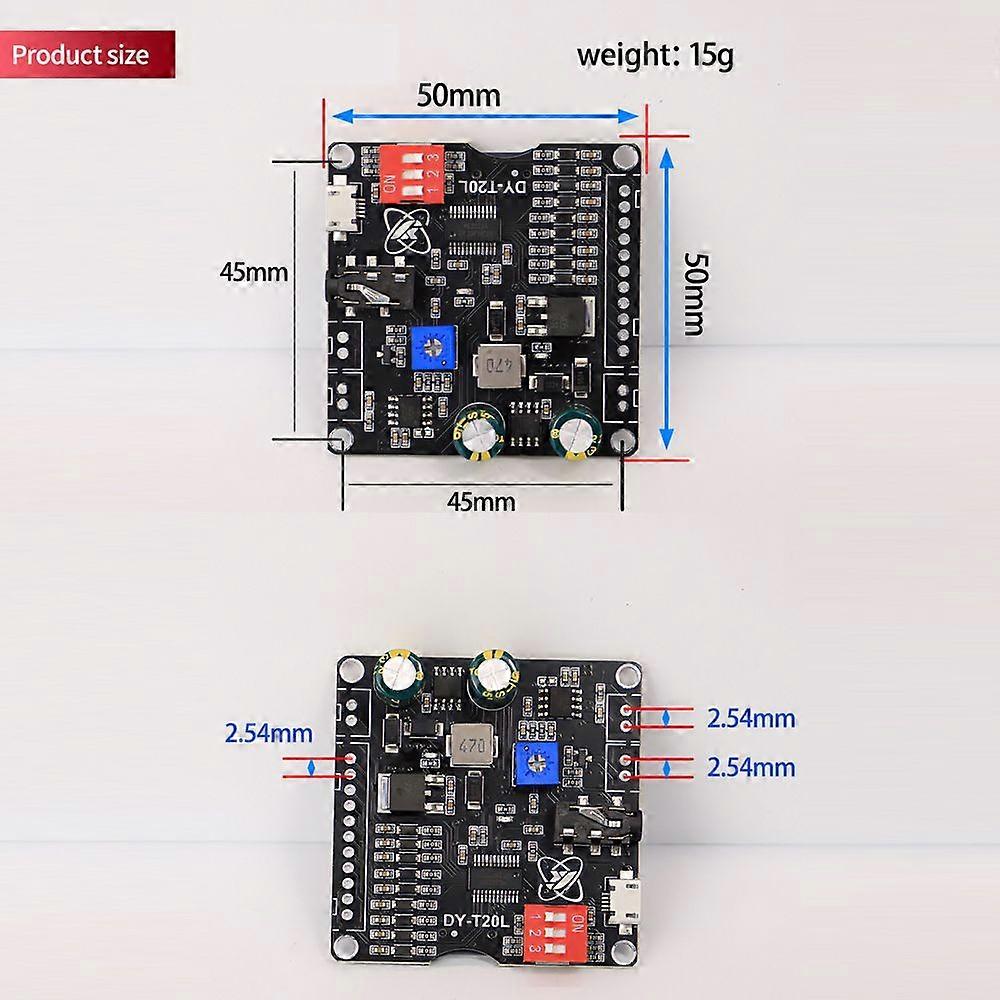 10W 20W MP3 Player Sound Module Voice Playback Board 9CH One-for-One Control Audio Player Module Memory Card U-Disk Audio Player Module