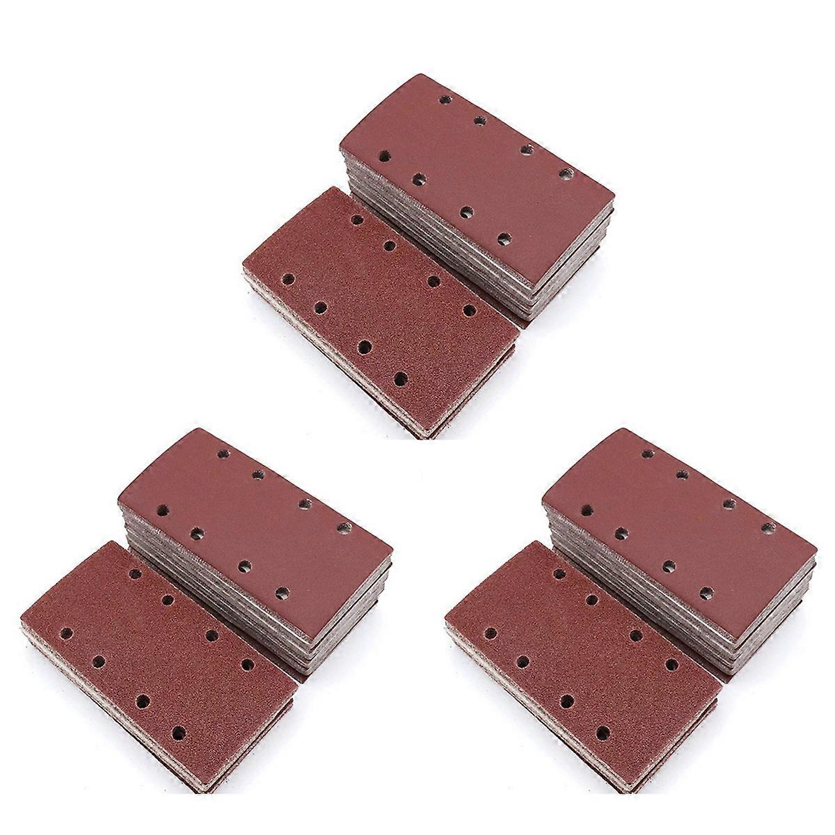 40Pcs Square Sandpaper Grit Flocking Sand Paper for Car Polish Tools