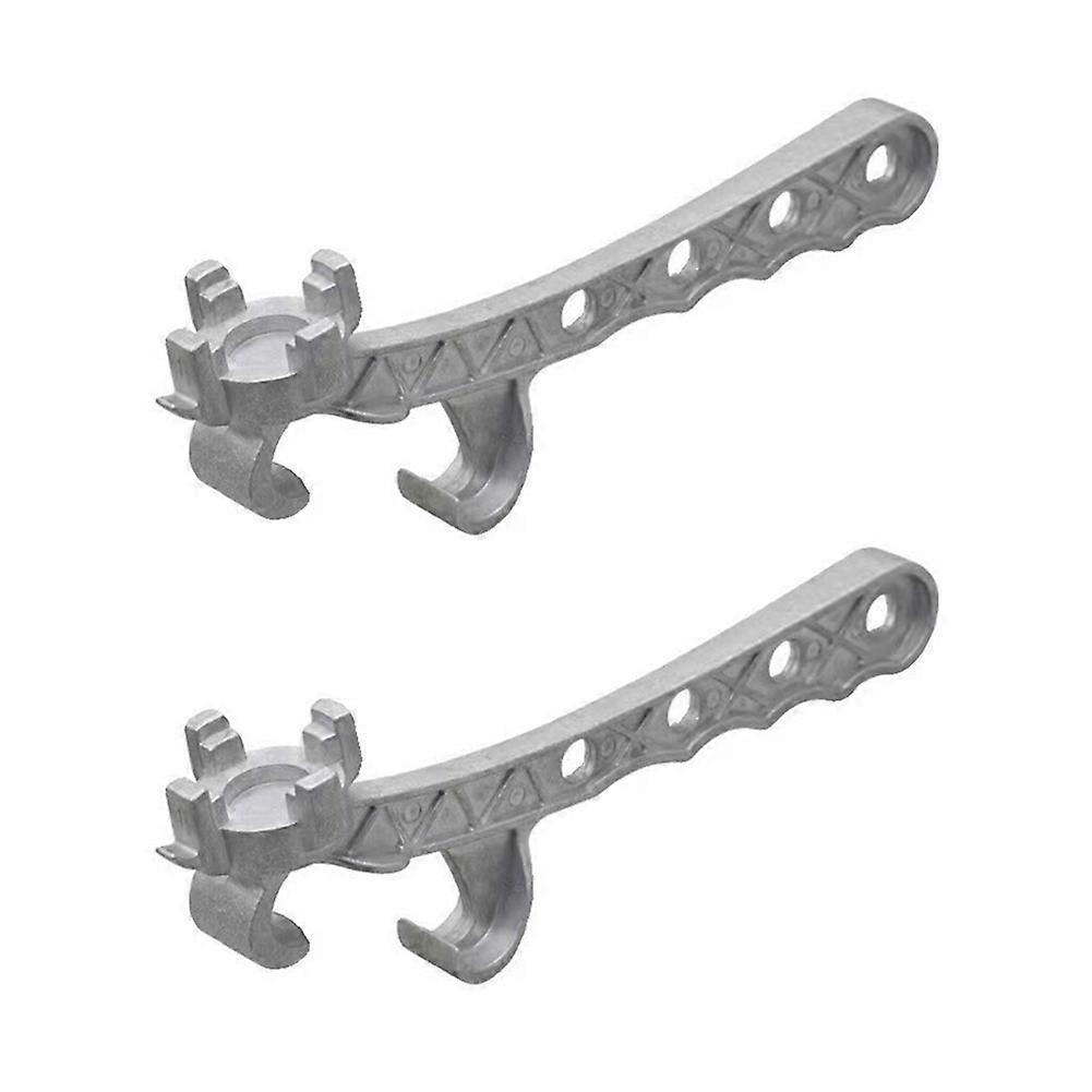 Aluminiumlegierung Metall Eimeröffner Silber Eimer Deckelschlüssel Gallone Eimeröffner für Eimerfarbe Deckel