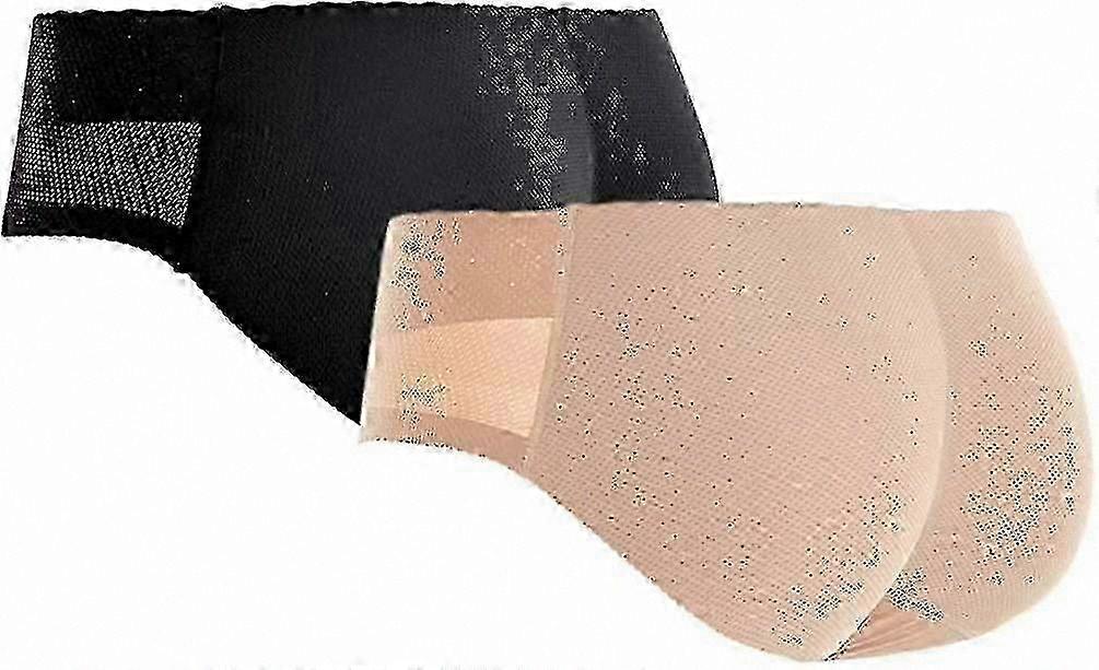 Women's Shapewear Panties with Padding - 2 Pack Curved Hip Enhancer Undergarment