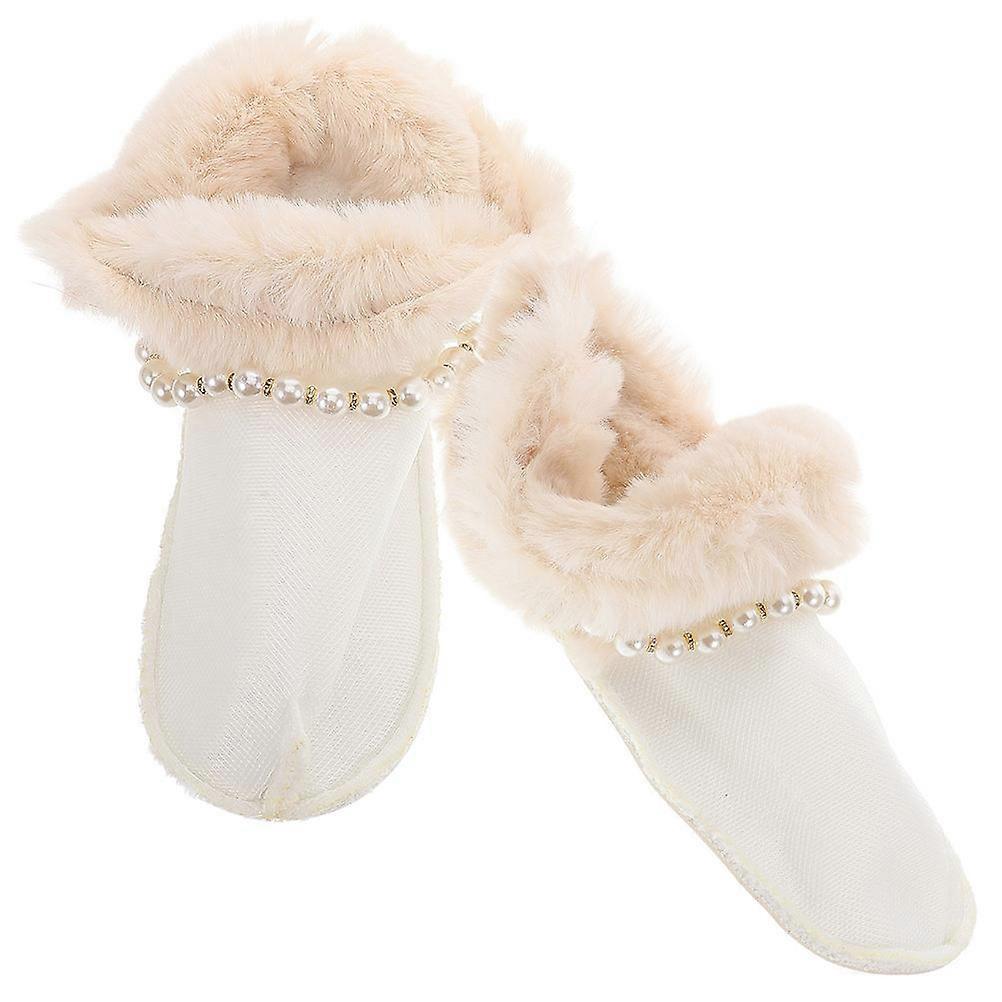 Winter Shoe Inserts Warm Lint Liners for Shoes Detachable 4Pairs