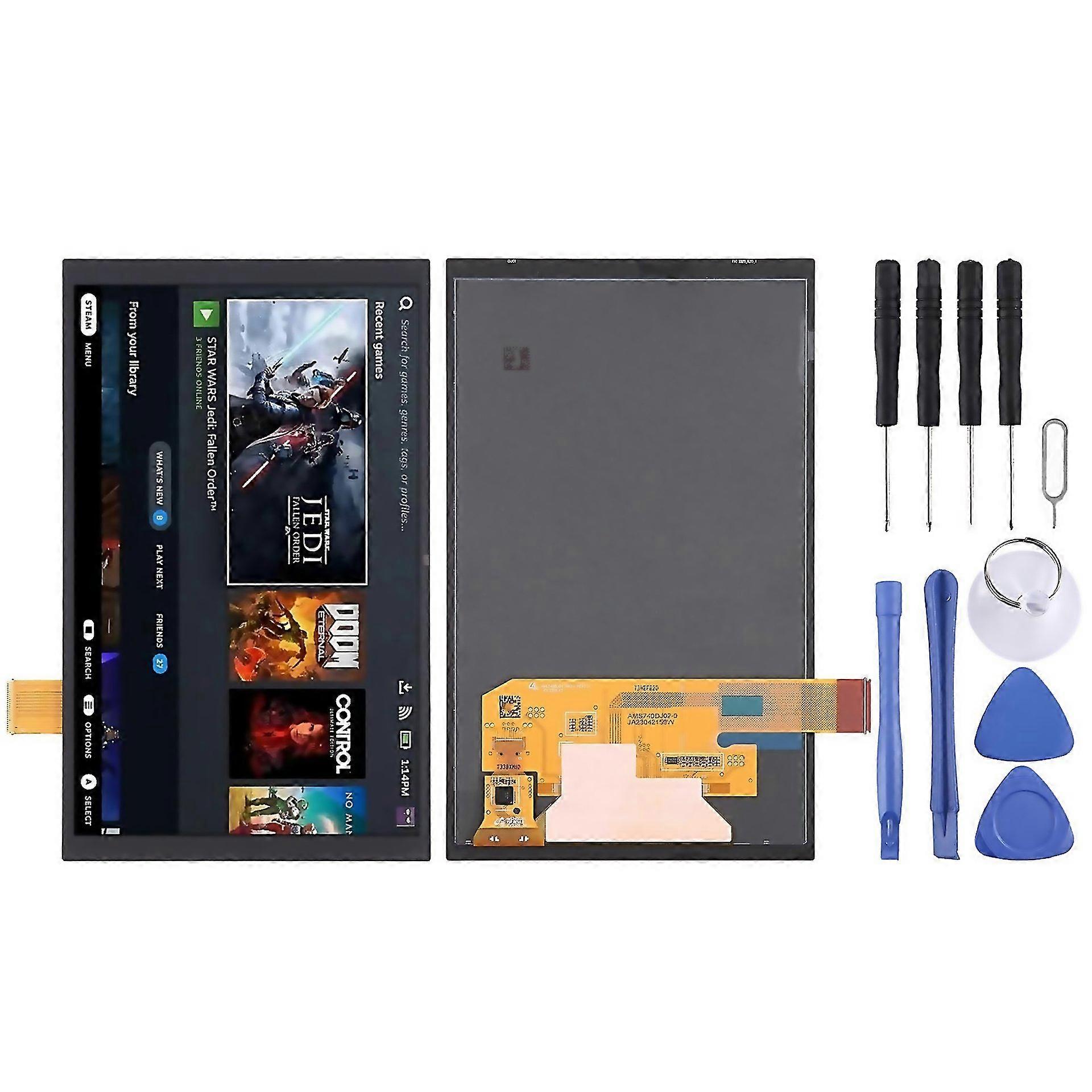 For Steam Deck Oled Compatible Hd Version Lcd Screen With Digitizer Full Assembly
