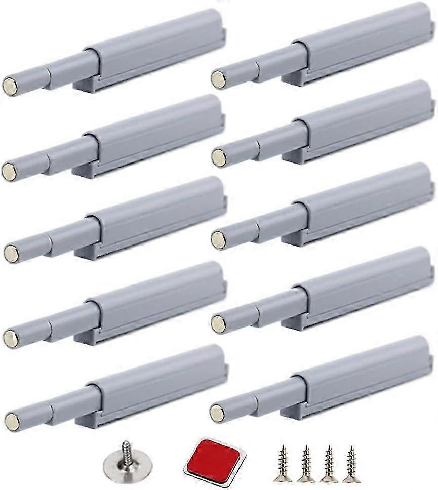Push to Open Magnetic Catches for Doors - Easy Open and Close with Single Push (10 Pack)