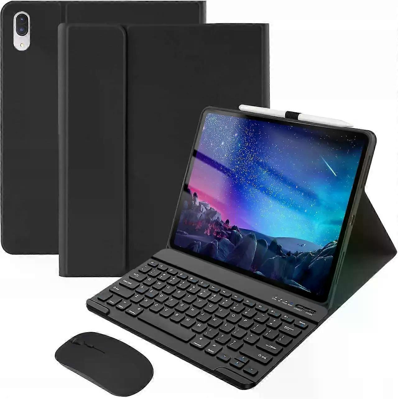 Bluetooth Keyboard Case with Mouse for Lenovo Tab P11 Pro 11.5 inch 2021 / Xiaoxin Pad Pro 11.5" 2021 Protective Cover with Wireless Mouse / Keyboard