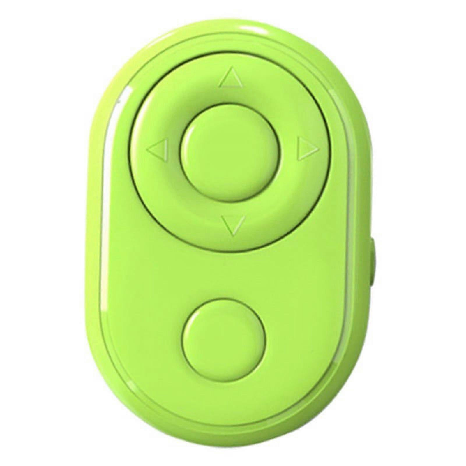 Norbi Camera Shutter Remote - Bluetooth Wireless Selfie Clicker compatible with iPhone, iPad, Android Phones & Tablets - Green