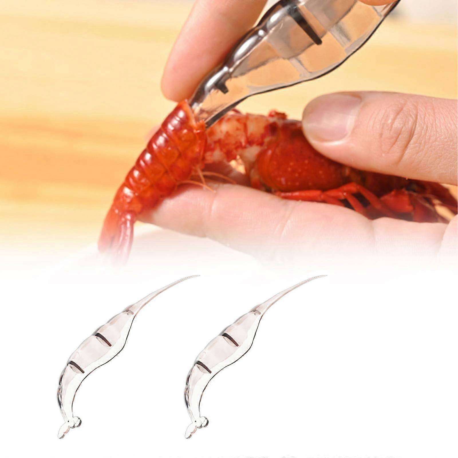 Reduced! iZZZHH Crawfish Peeling Tool: Easy Grip Manual Shelling Device for Household & Restaurant Use Efficiently From Crayfish & Orange