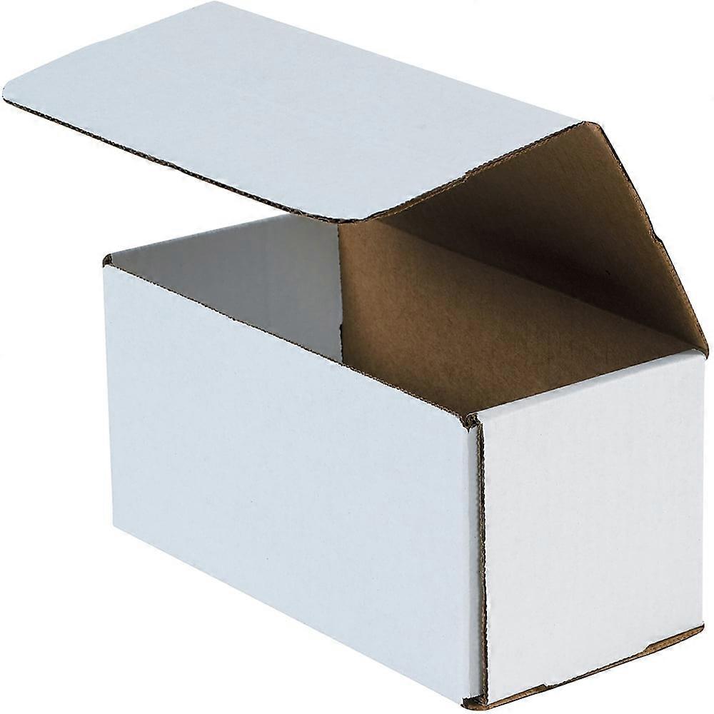 Office Depot® Brand White Corrugated Mailers, 8" x 4" x 4", Pack Of 50