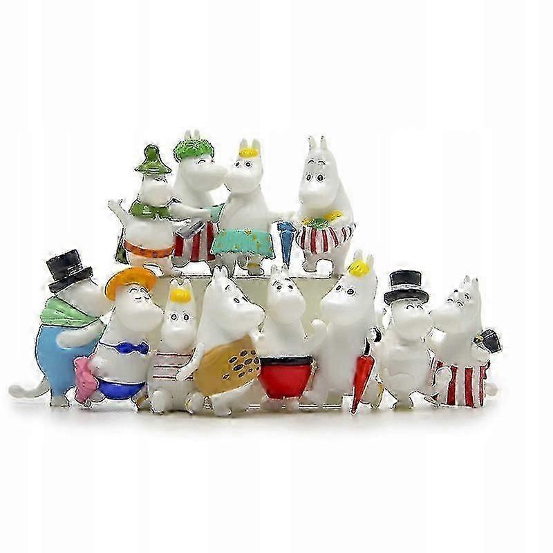 2025 Mumin-Figuren Set mit 12 Stücken