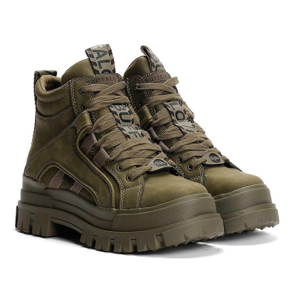 Buffalo Aspha NC Mid Women's Khaki Boots
