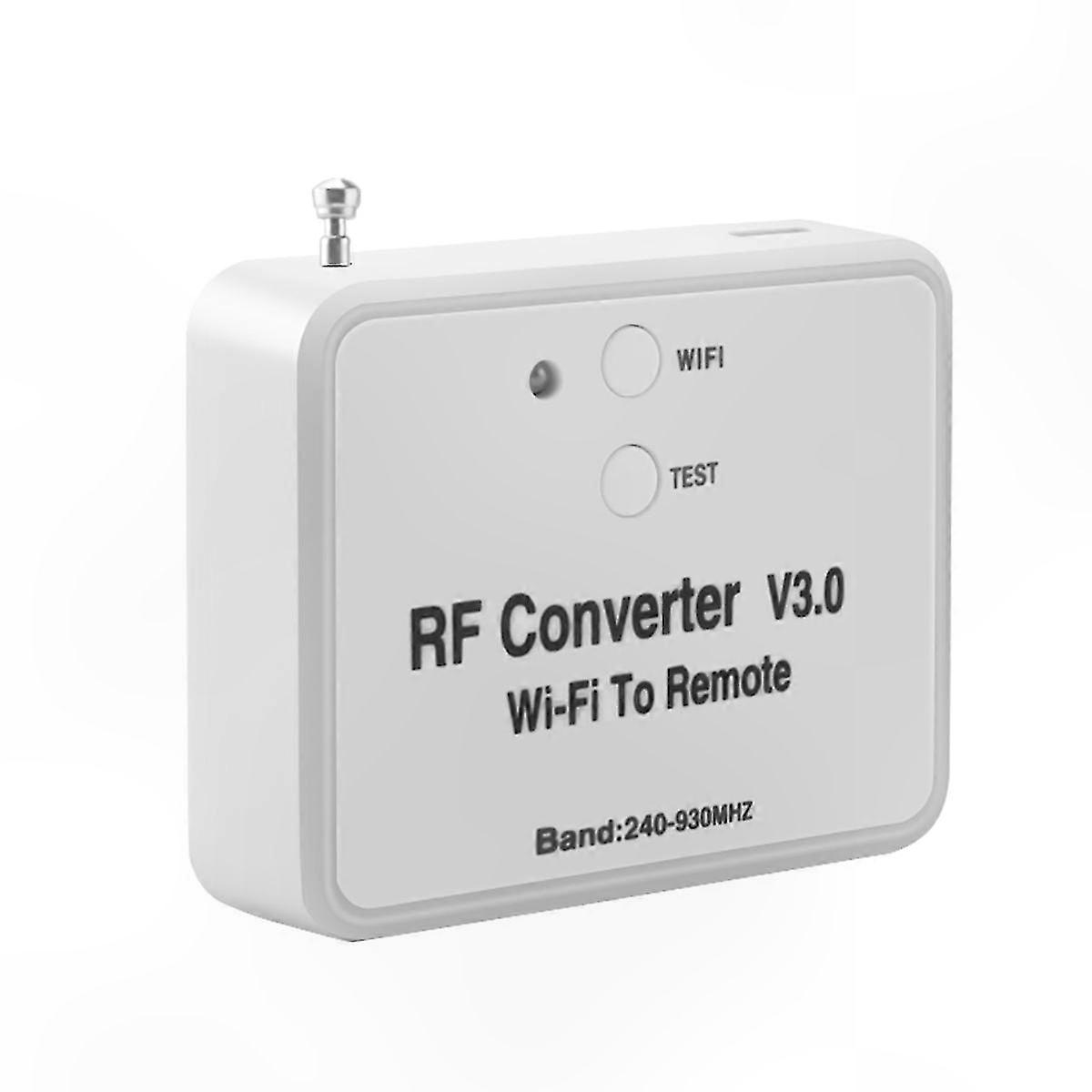Universal Wireless WiFi to RF Converter: Phone as Remote Control 240-930MHz for Smart Home