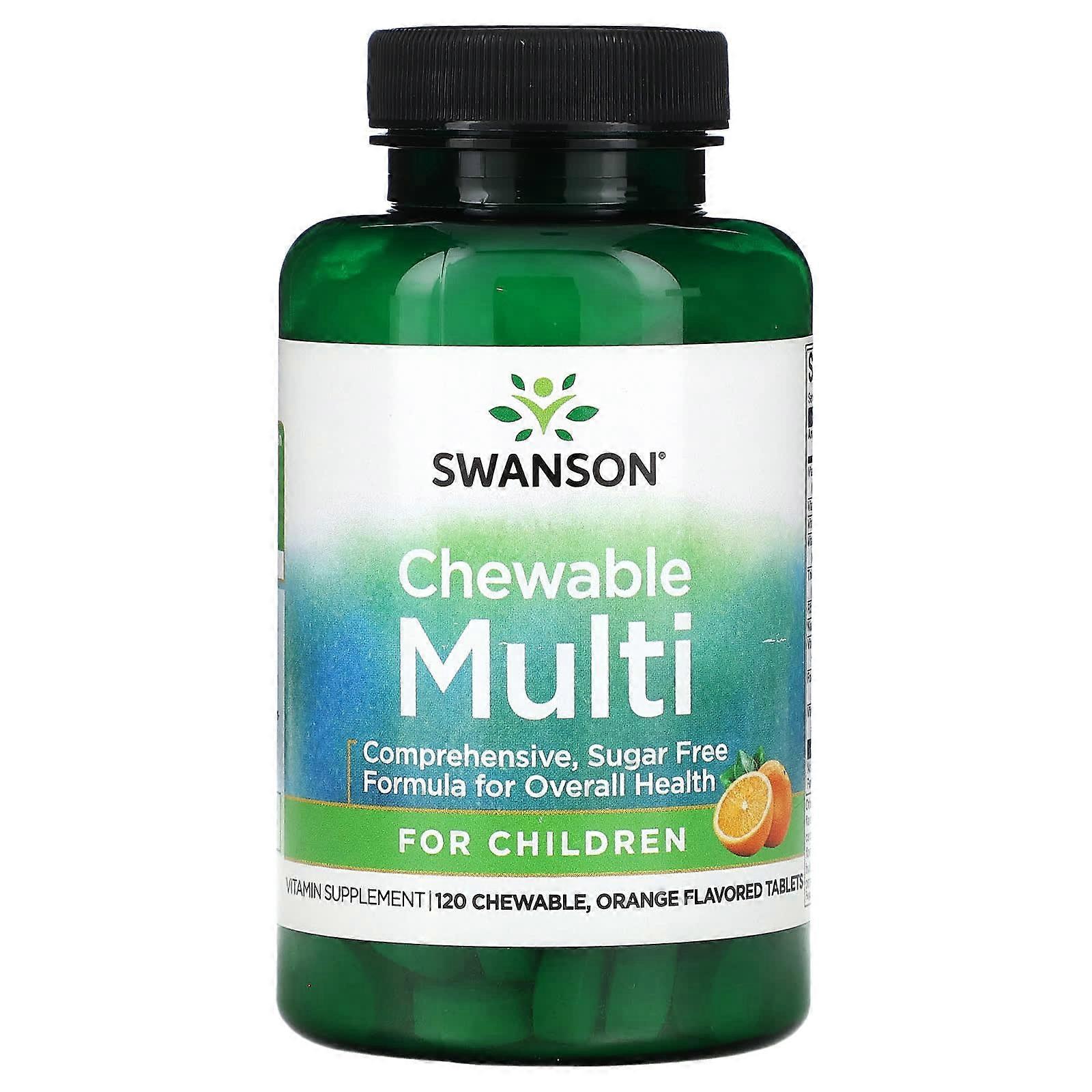 Chewable Multi for Children, Orange, 120 Chewable Tablets