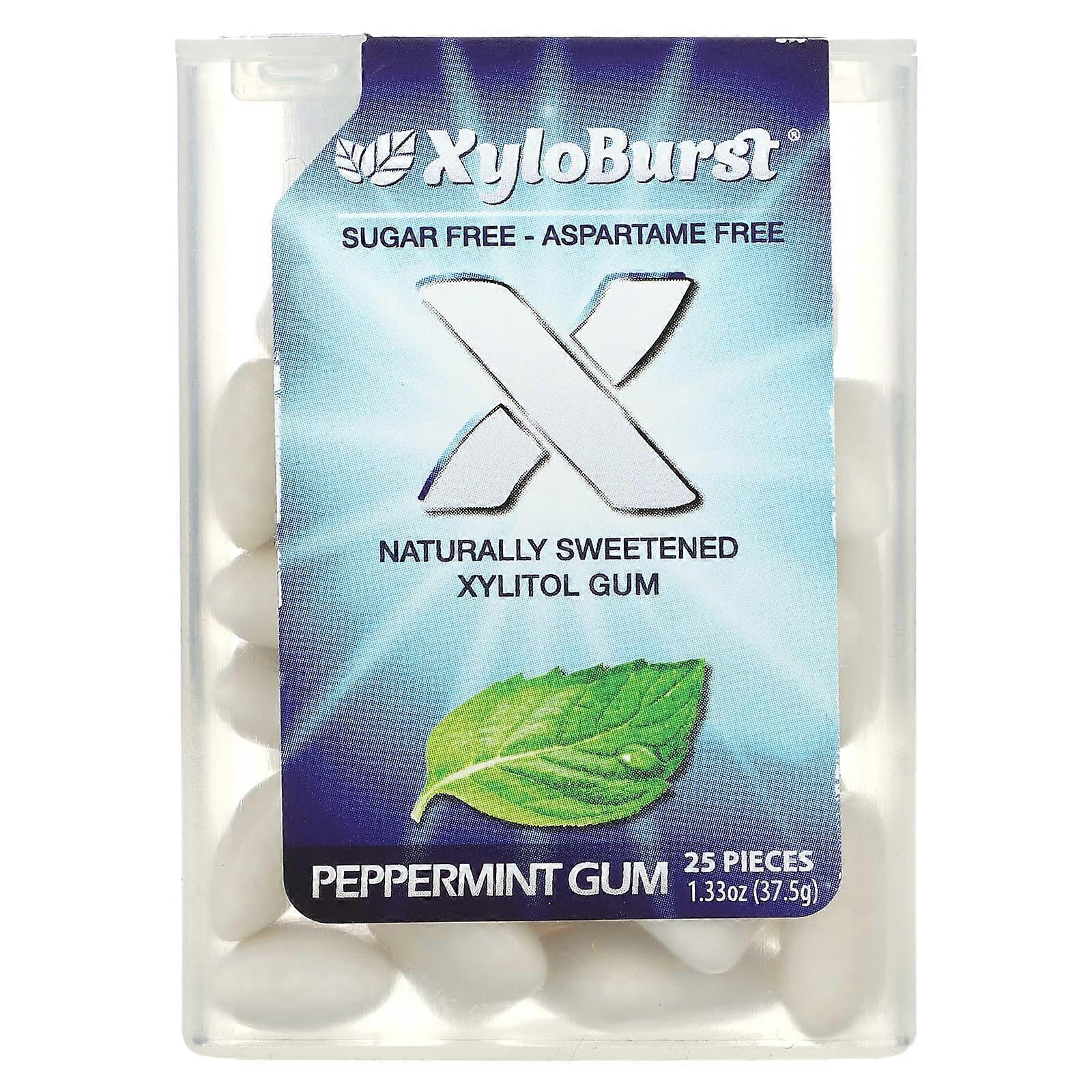 Xylitol Gum, Peppermint, 25 Pieces