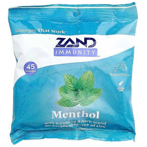Zand, ImmunityÃÂÃÂÃÂÃÂ¢ÃÂÃÂÃÂÃÂÃÂÃÂÃÂÃÂ¢, Menthol Lozenges, 45 Lozenges
