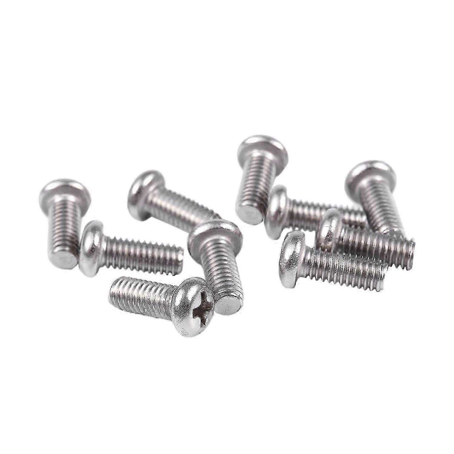 10 Pieces Computer TV LCD Monitor Stand Bracket Mounting Screw M4x10mm