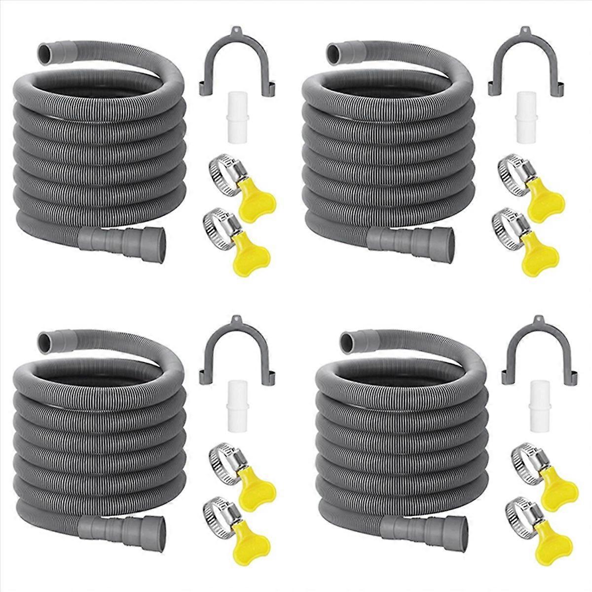 Drain Hose Extension Set Universal Washing Machine Hose 10Ft