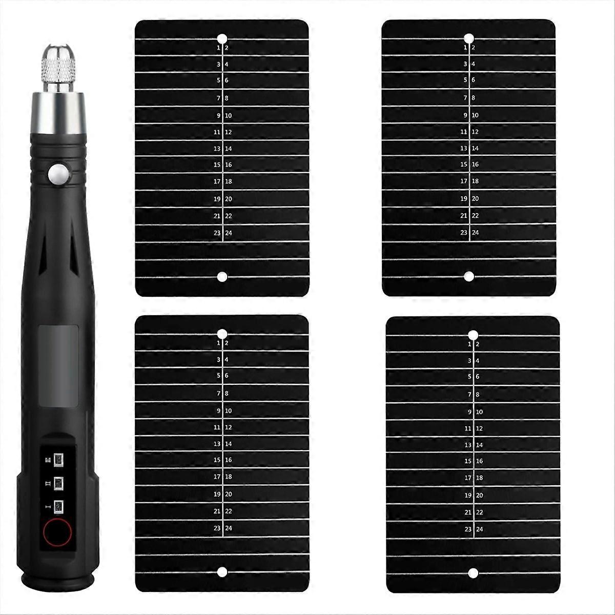 Electric Four Plate Engraving Set - Fire, Corrosion, and Rust All Software and Hardware Wallets