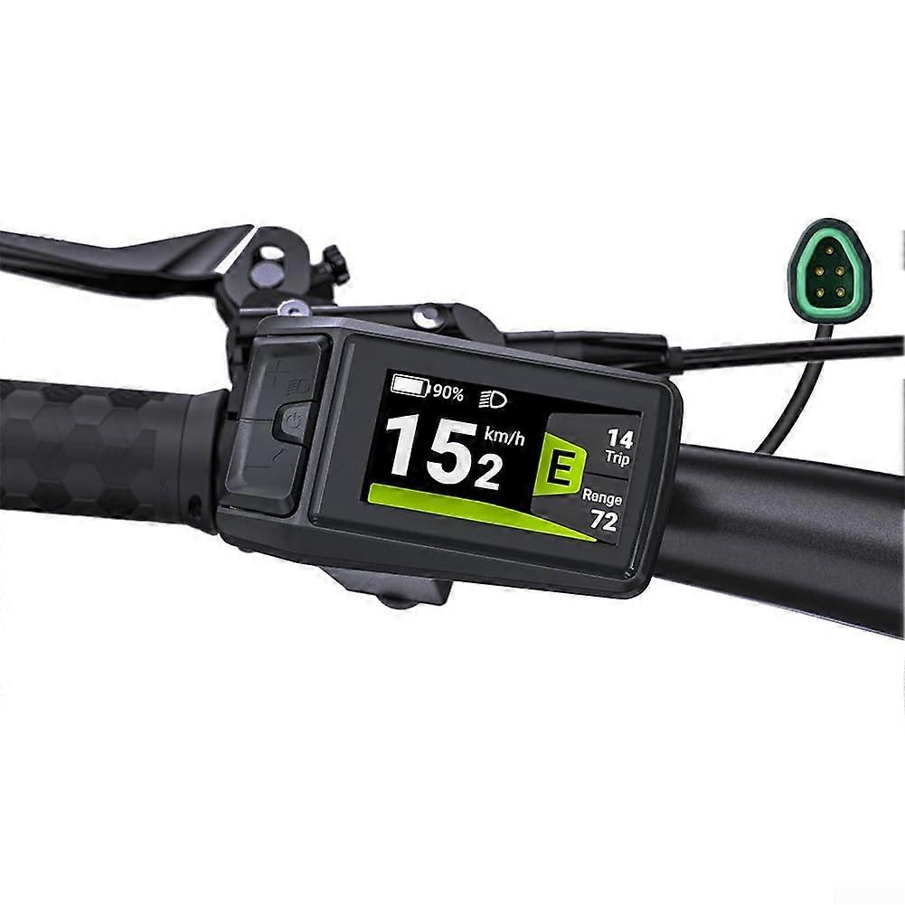 LCD Display With CAN Protocol IPX7 Waterproof ABS Housing Fits 22.2mm Handlebars