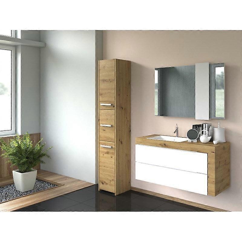 Topeshop S33 Mueble de baño artesanal Roble
