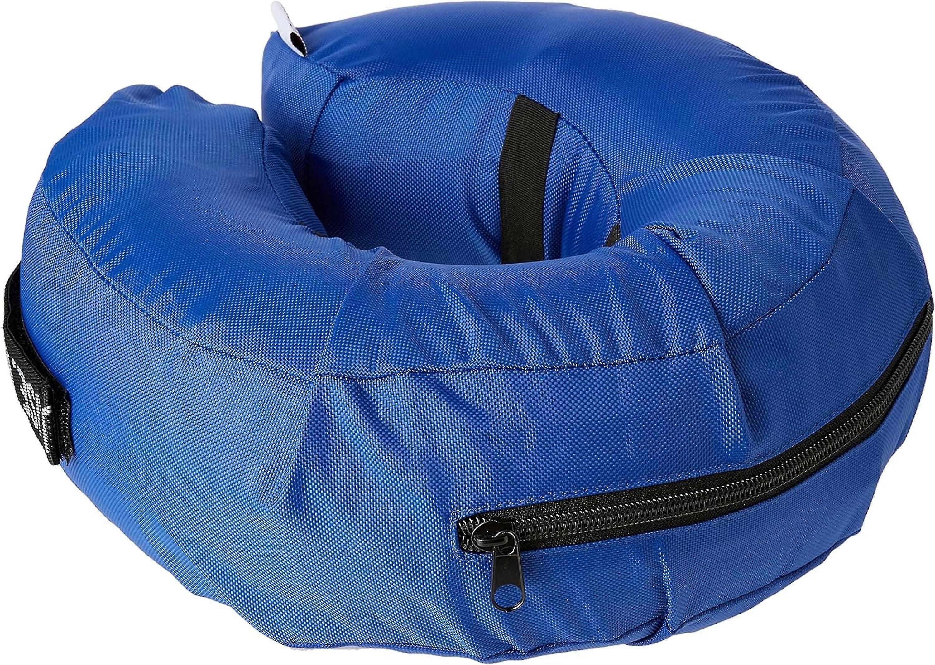 Buster Inflatable Dog Collar Blue Large