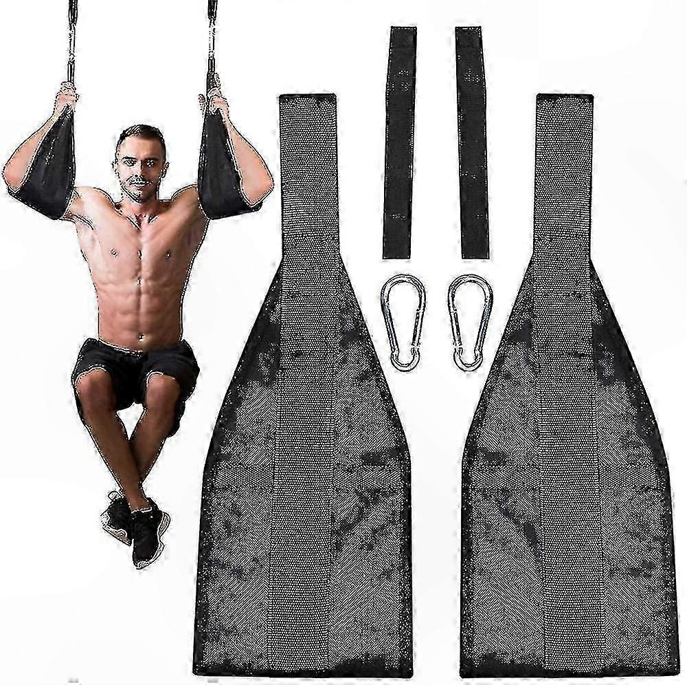 Adjustable Ab Slings with Padded Support for Gym Workouts and Core Training Equipment