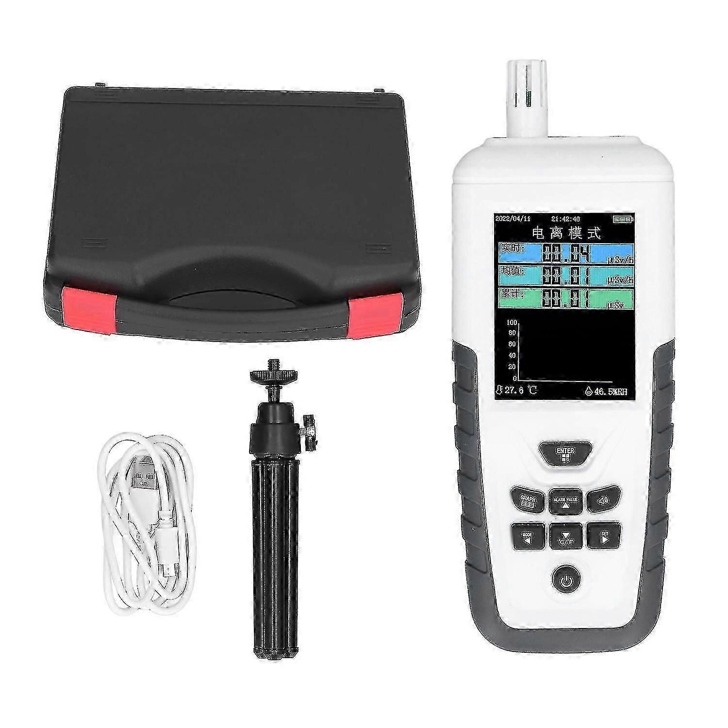 Nuclear Radiation Detector Beta Gamma X Ray Tester Dosimeter Monitor Marble Meter