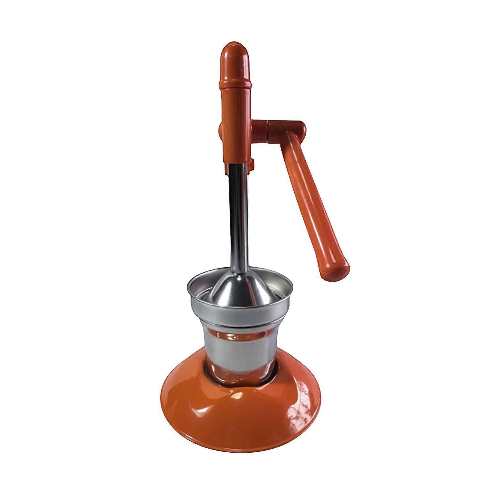 Strong 304 Untarnished Manual Lemon Presser Hand Press Fruit Presser For Puree Complimentary Liquid Simple Kitchen Tool  orange color