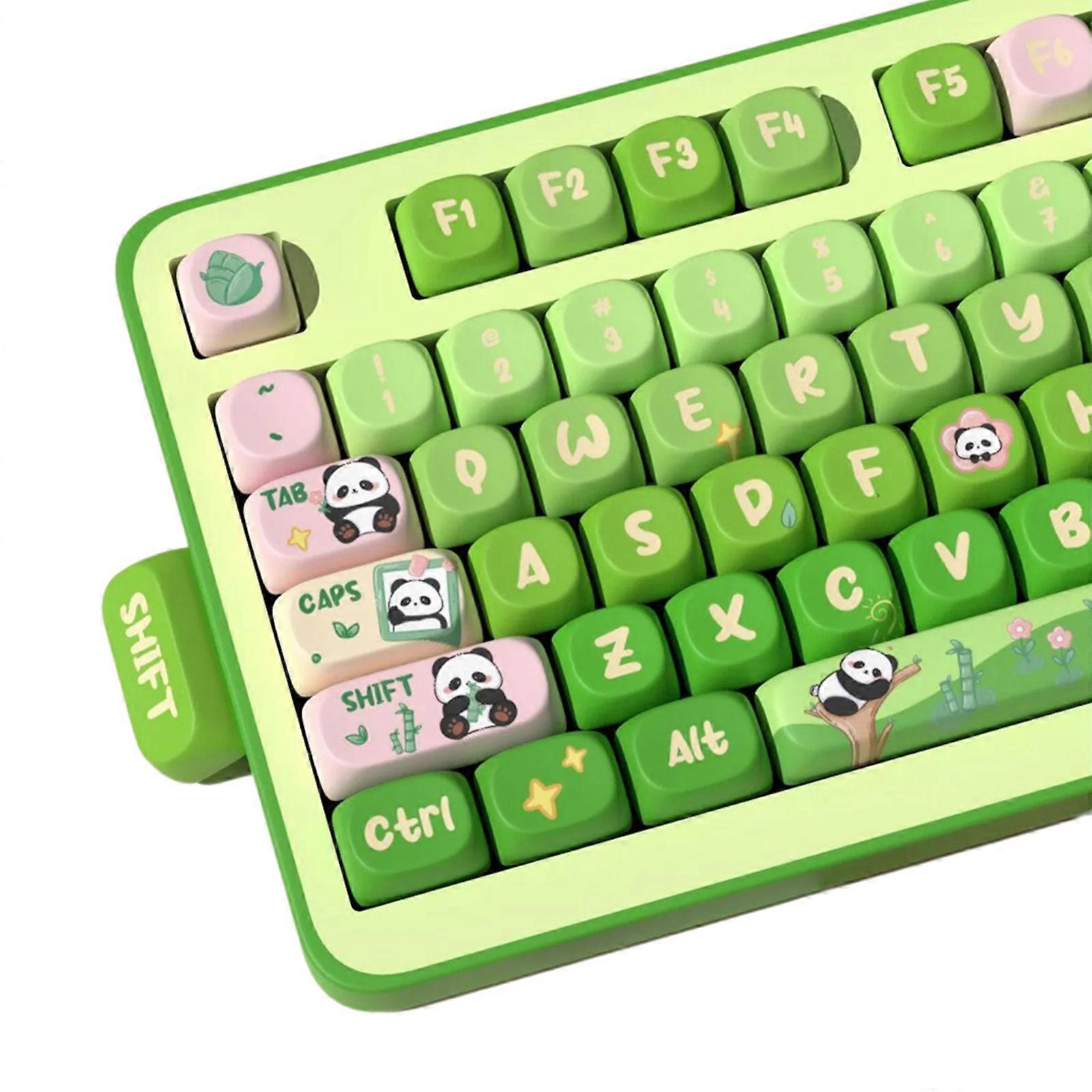 Colorful Keycaps Candy Bear Theme 131Keys Customization MOA Height Set For Mechanical Keyboards Switches Keycap Set Multicolor