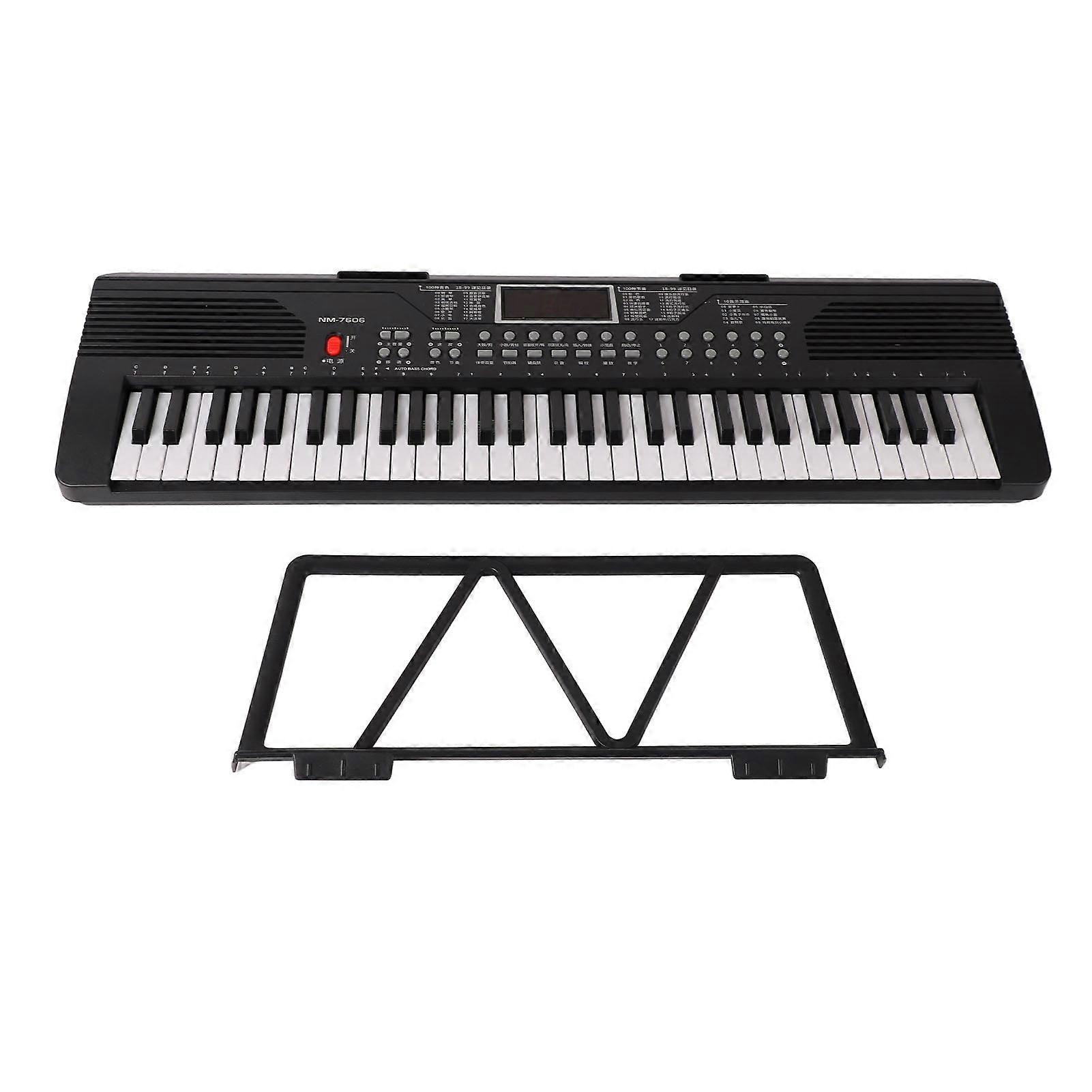 Electric Keyboard Piano 61 Key Noise Reduction Clear Sound Professional Electric Piano for Beginners