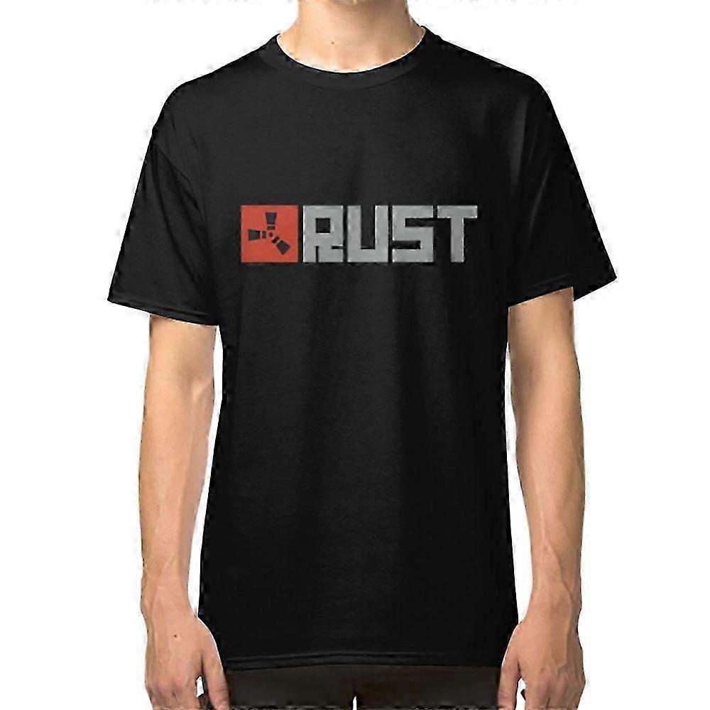 Maglietta con logo Rust e design retrò