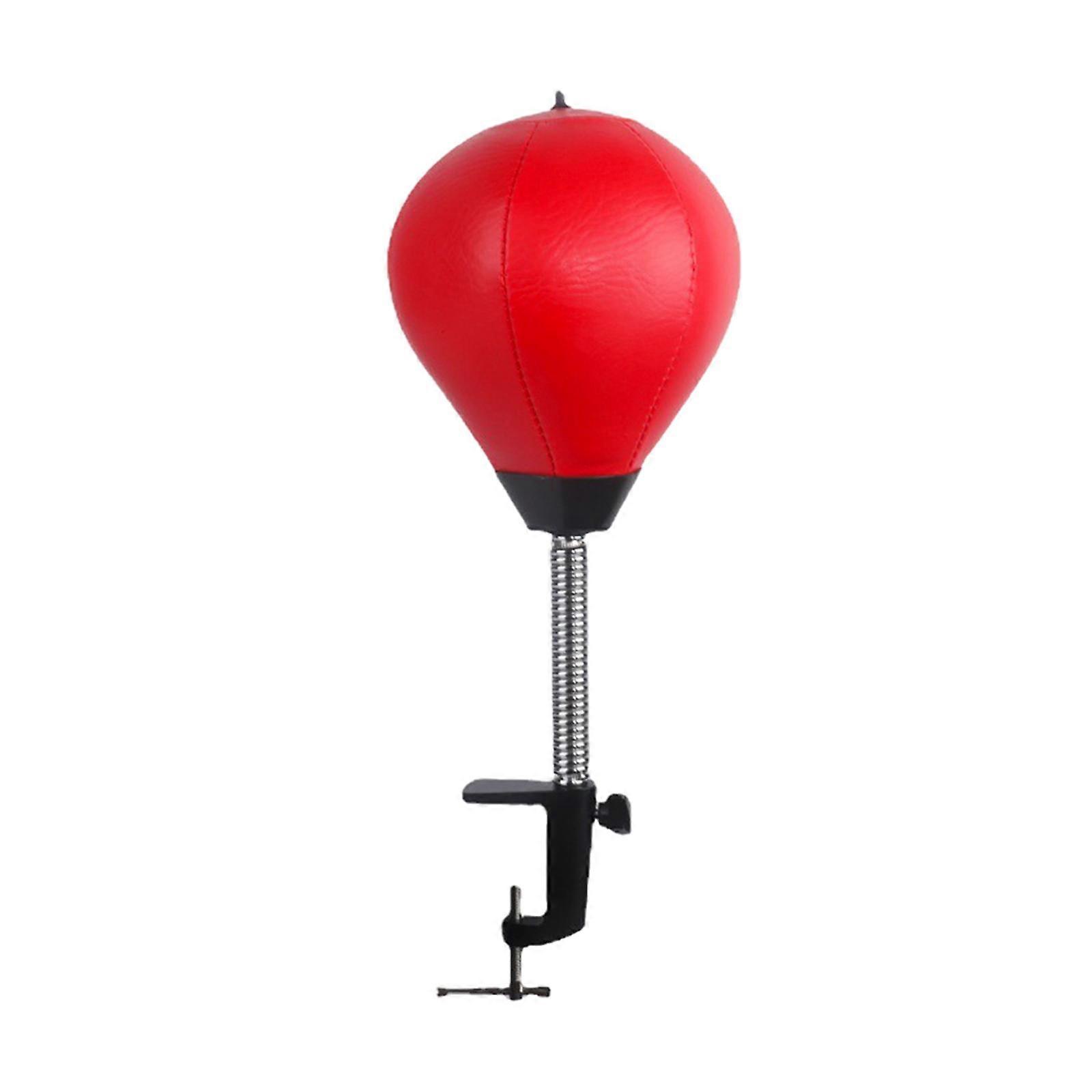Desktop Punching Bag Workout with Desk Clamp for Home Office with Inflator Heavy