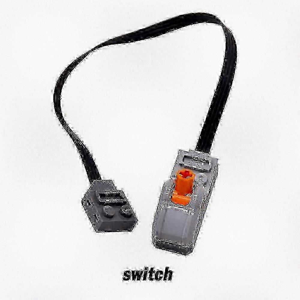 High-Tech Power Function Extension Wire, Servo Train Motor, IR Remote Control Receiver & Battery Box Parts for DIY Car and Truck Models