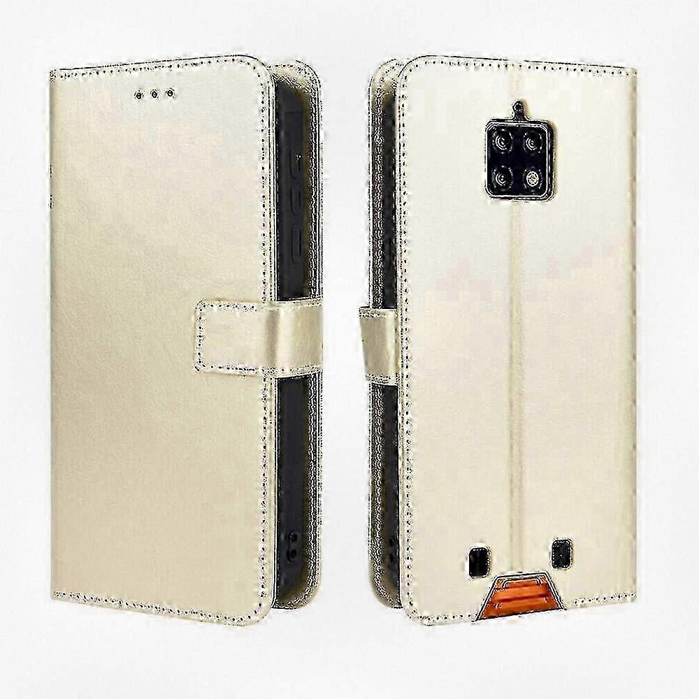 Shockproof Magnetic Leather Wallet Case with Card Slots for Oukitel WP6