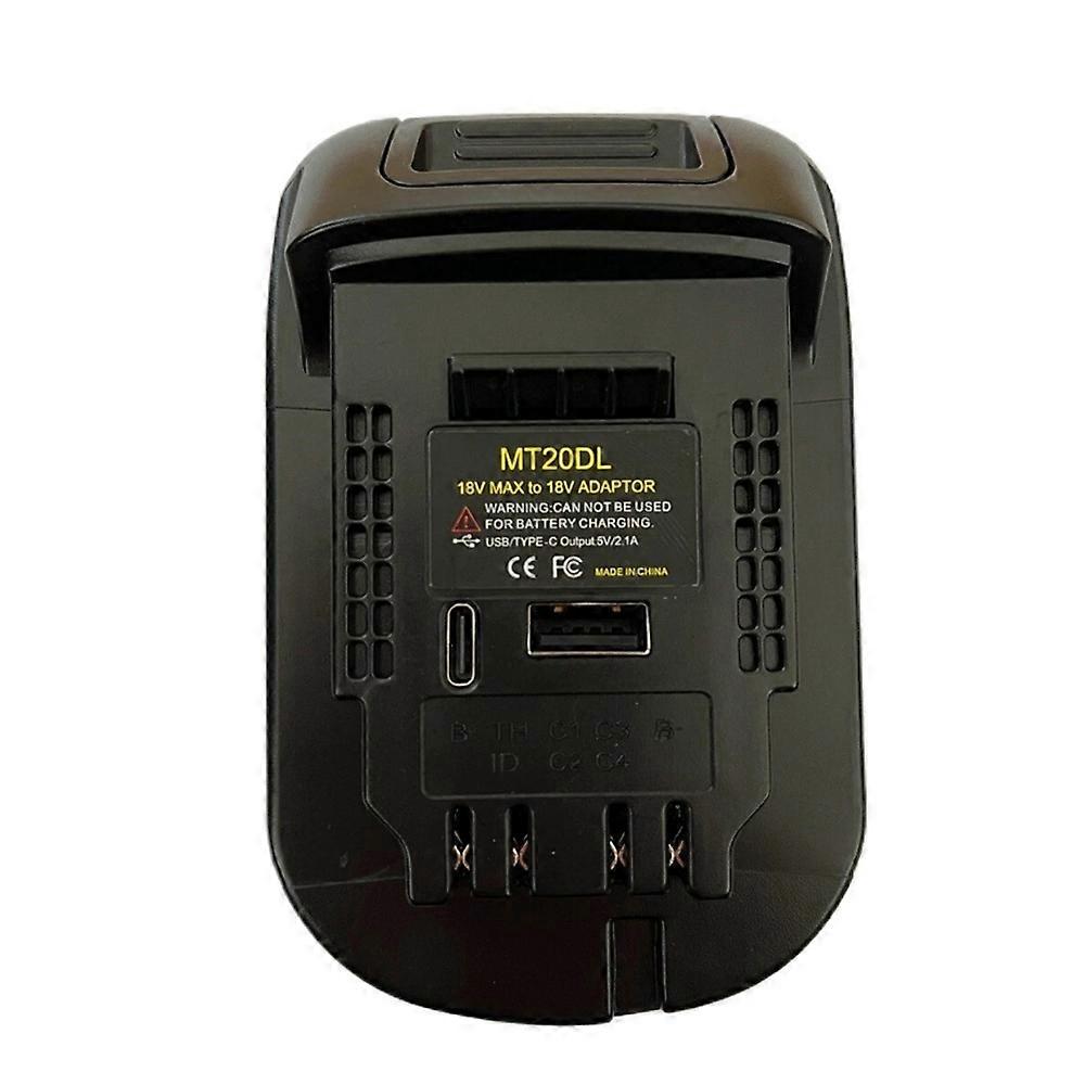 MT20DL Battery Adapter for Makita for Dewalt for Makita 18V Lithium Battery Convert to for Dewalt 20V Power Tools(No Battery)
