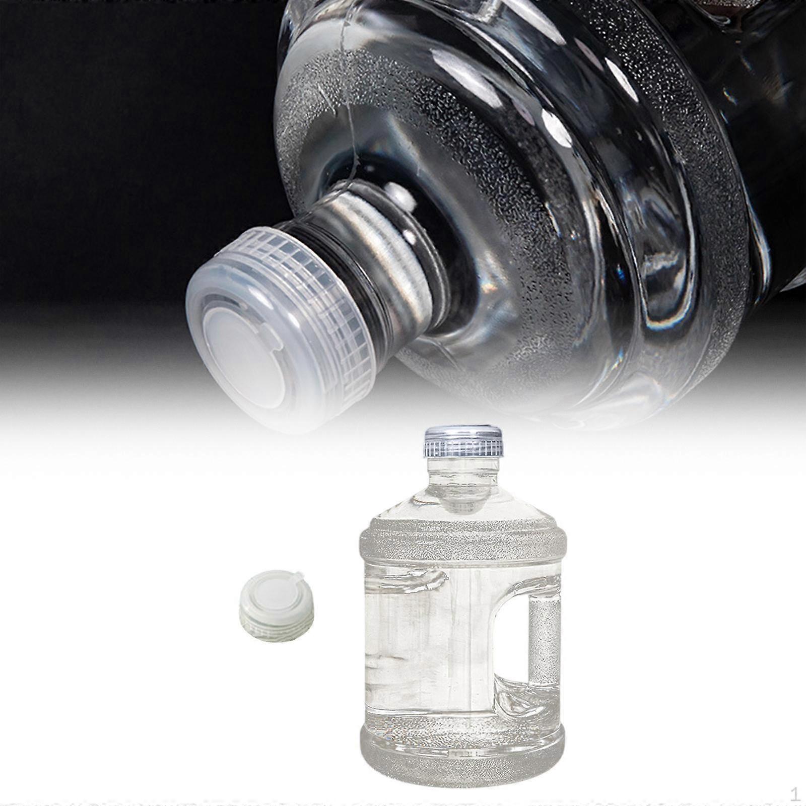 Water Container Barrel Clear Leakproof Dispenser Bottle with Lid and Handle for Household