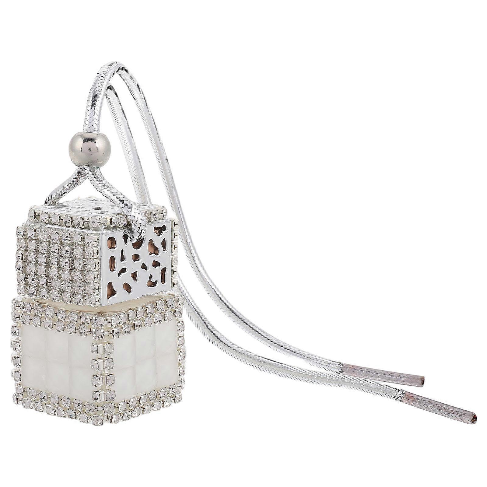 Bling Car Hanging Perfume Bottle Crystal Diffuser for Rearview Mirror Ornament