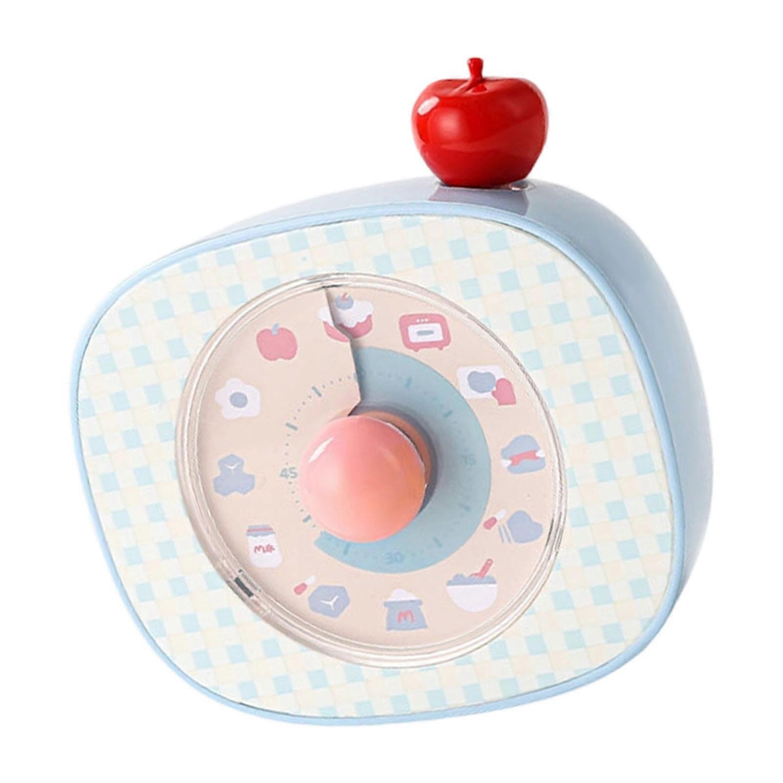 Practical Visual Timer Quiet Operation ABS Materials Time Management Tool Count Down Device For Families  Blue