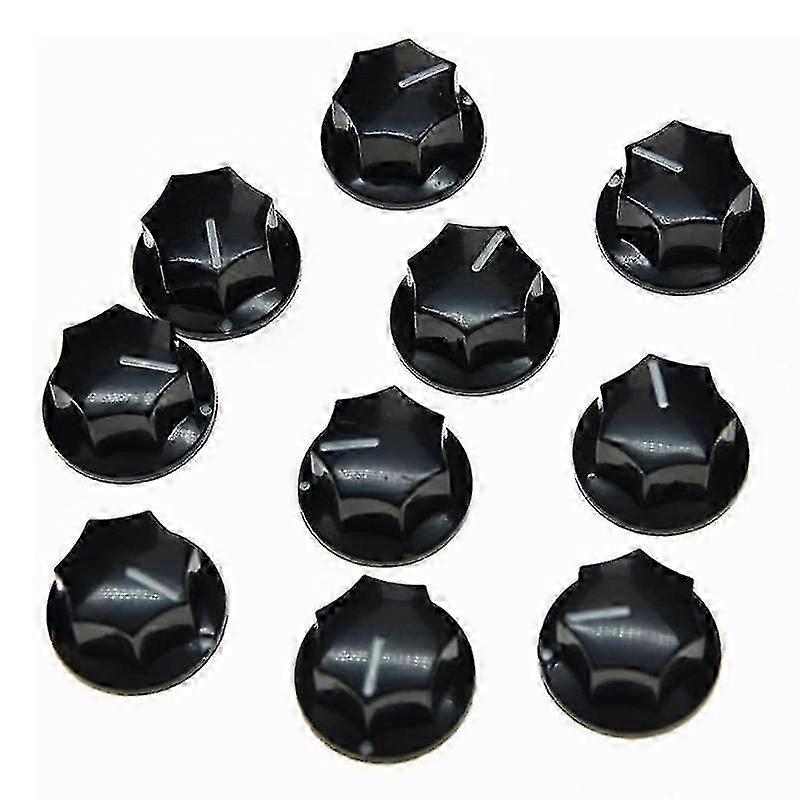 10pcs Guitar Knobs Amplifier Amp Knob Bass Tone Volume Knobs For Guitarra Brass