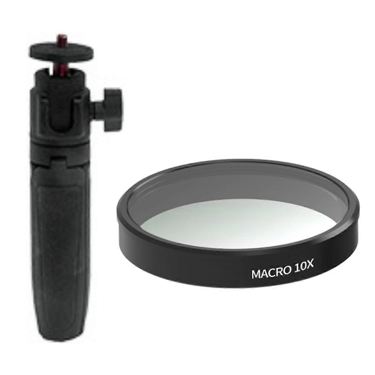 For Nano MACRO 10X Lens Filter+Mini Selfie Stick Portrait Focus Lens Filter for Nano Action Camera