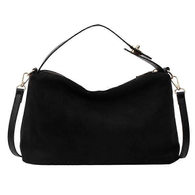 Winter Suede Handbag, Multi-Styling Options
