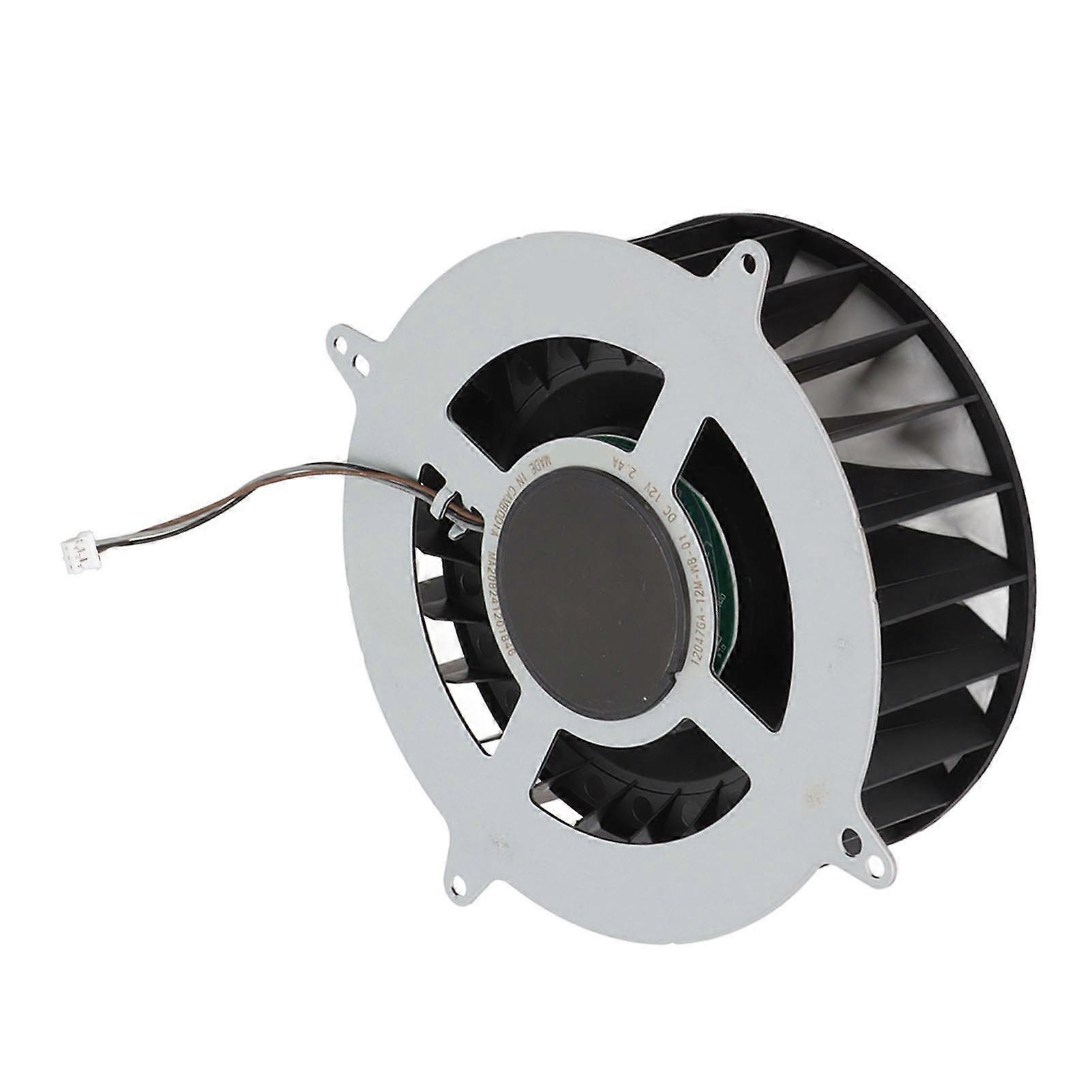 Computer Cooling Fan 23 Leaves 3 Pin DC 12V 2.4A Replacement Computer CPU Cooling Fan for PS5